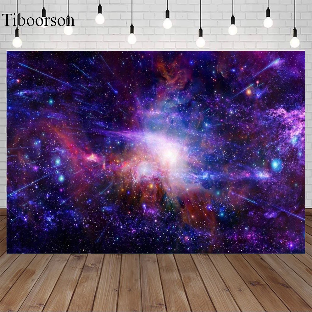 

Starry Sky Backdrop Cosmic Galaxy Photography Background Universe Starlit Outer Space Science Fiction Kid Portrait Photo Studio
