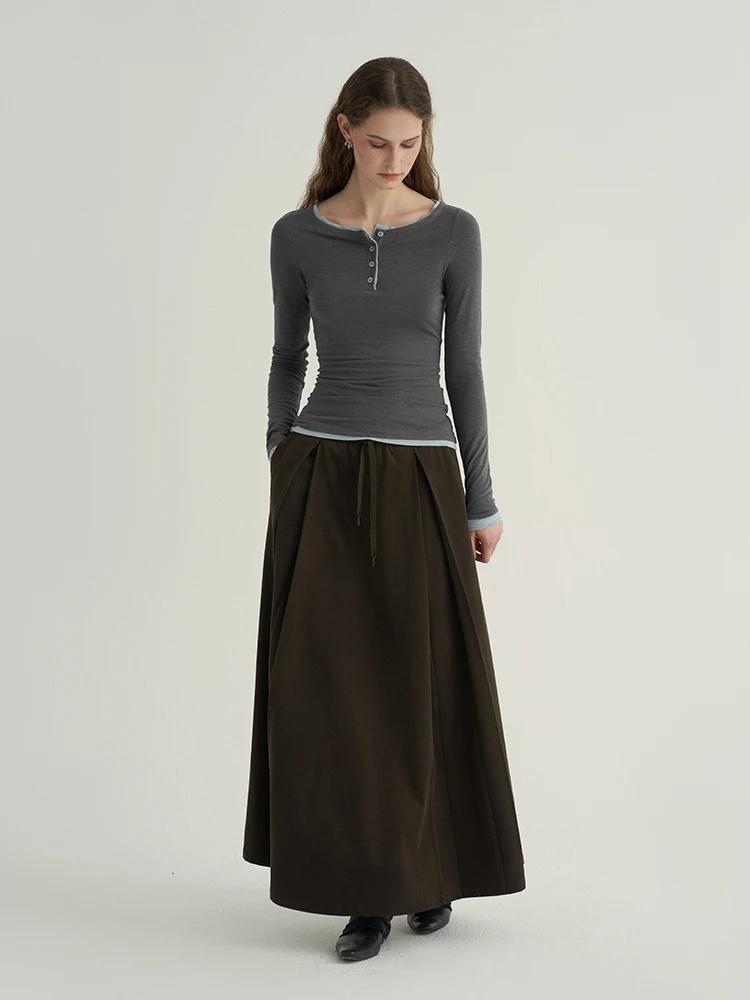 Someone Sometimes Осенне-зимний модный воротник Генри искусственный двухсекционный