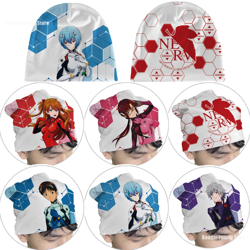 Теплая Зимняя Вязаная Шапка-бини для мужчин и женщин в стиле аниме