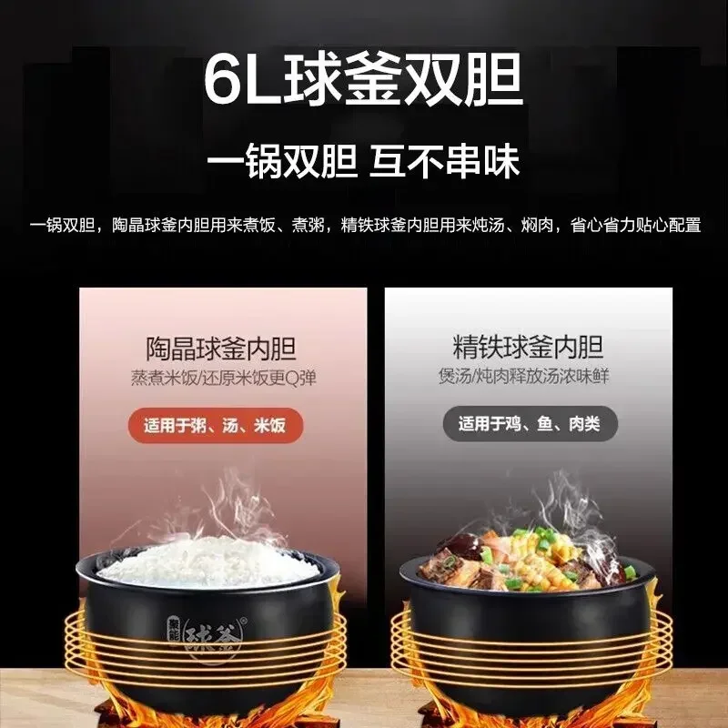 Электрическая скороварка. Новый. Бытовой. Двойной галон. 6л большой емкости.