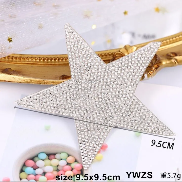 Новое поступление 10 шт. стразы со звездами железные нашивки сделай сам