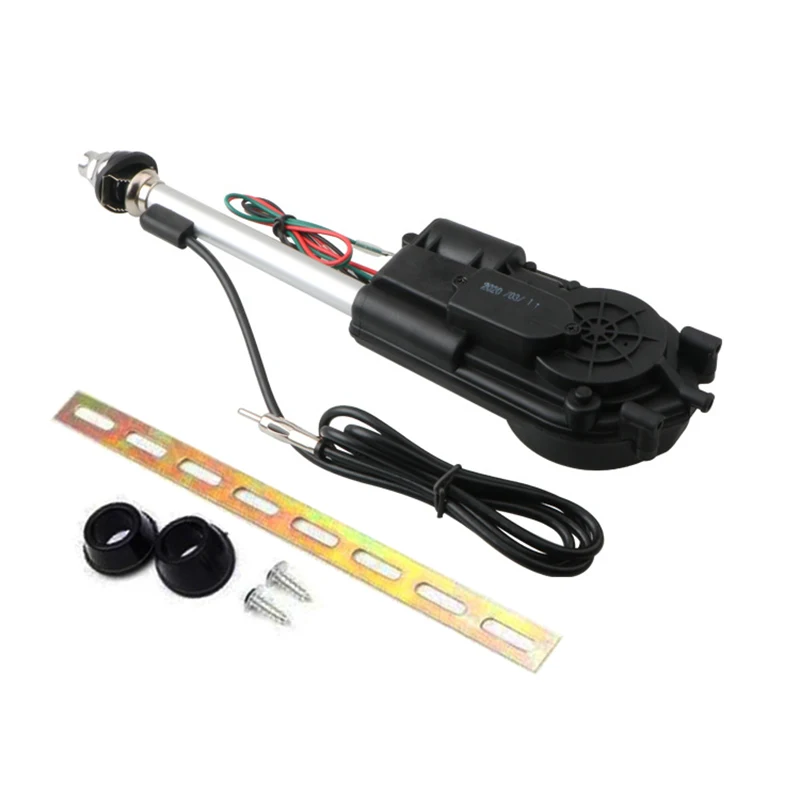 

Car antenna car AM/FM signal automatic telescopic radio antenna 12V power supply universal lift antenna