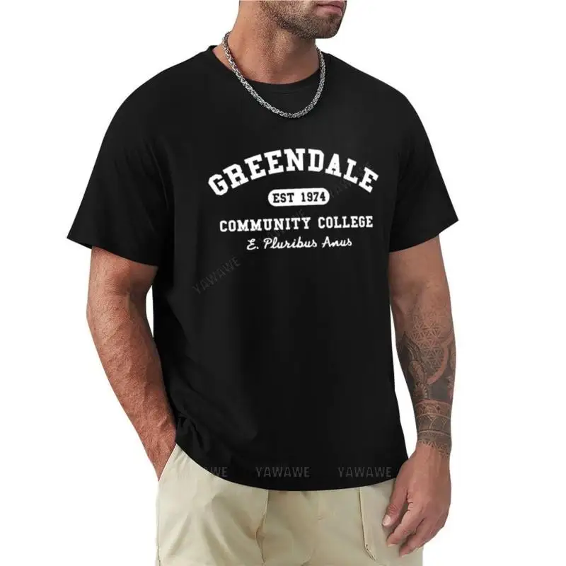 

Greendale Community College E Pluribus Anus T-Shirt hippie clothes Short t-shirt summer top men short sleeve t shirts