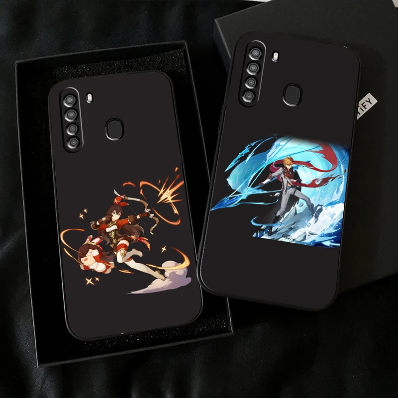 

Genshin Impact Project Game Phone Case For Samsung Galaxy S8 S8 PLus S9 S9 Plus S10 S10E S10 Lite 5G Plus Carcasa Funda Back
