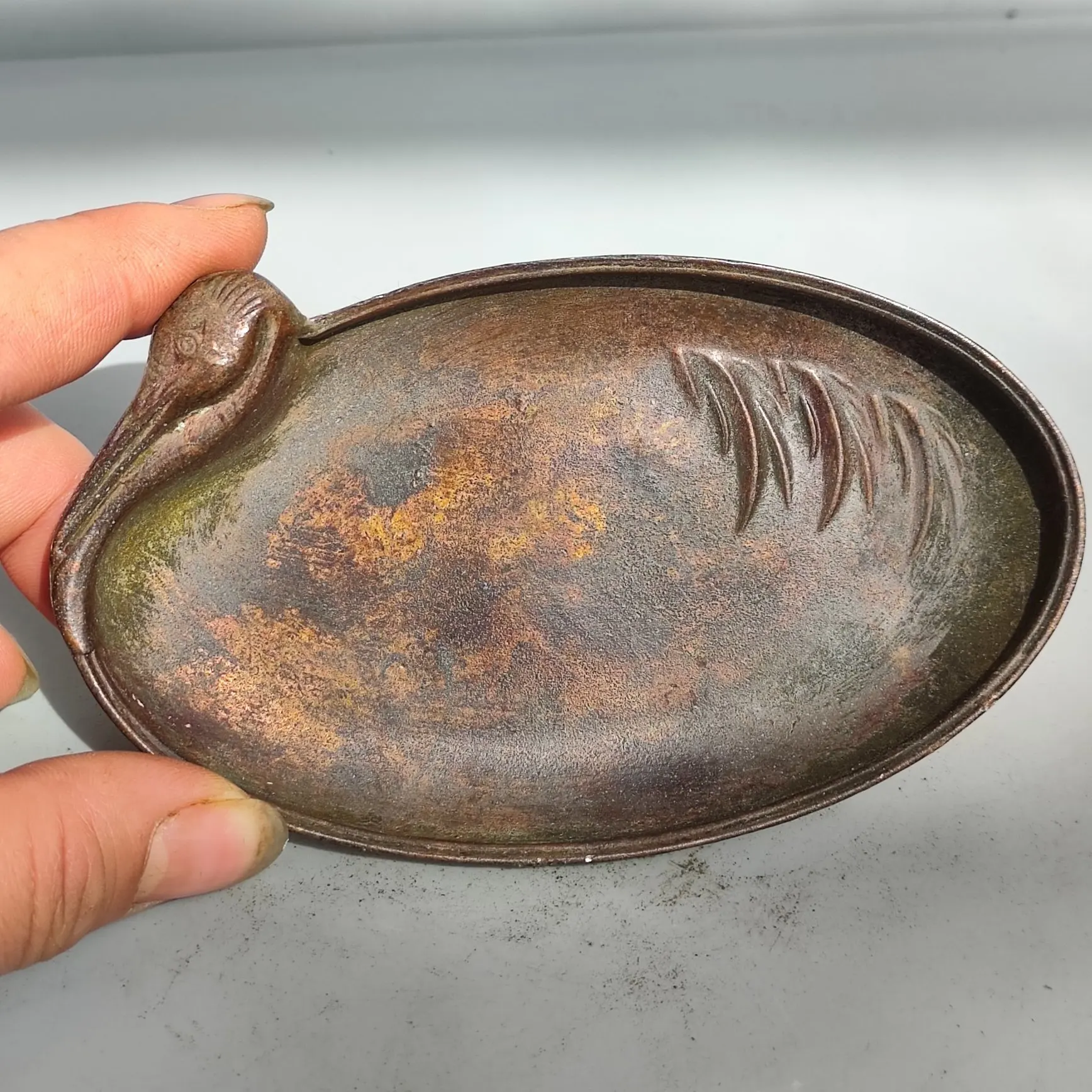 

Медный поднос для чая