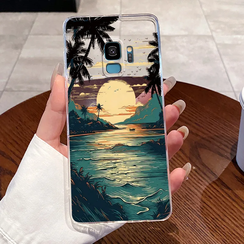 Фото Чехол для Samsung s9 Clear Luxury Cute Love Rabbit Funny TPU Мягкая силиконовая задняя крышка Samsung S9+ / S9 Plus Защитный чехол для телефона №2