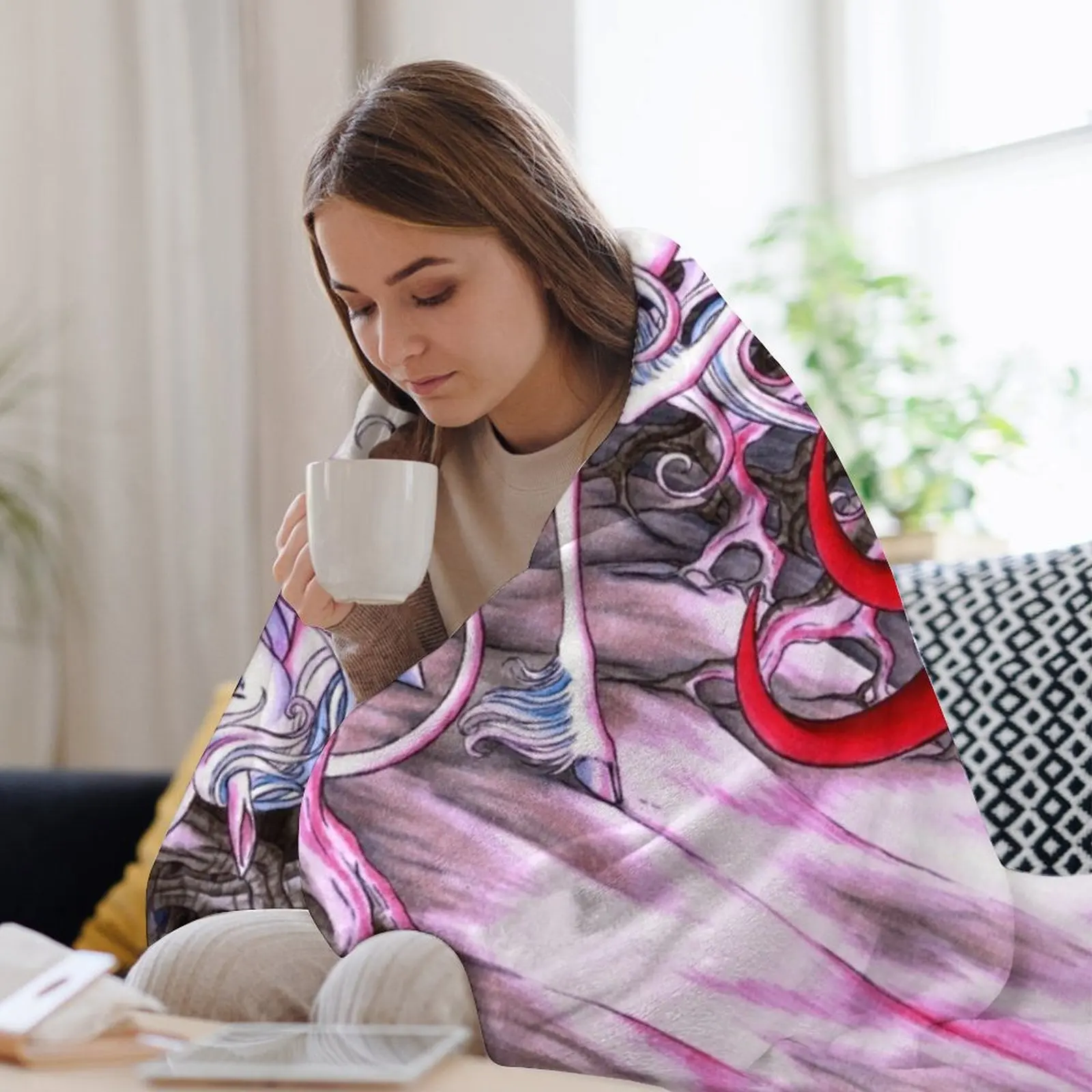 Одеяло с изображением последнего единорога одеяла для ребенка самые мягкие