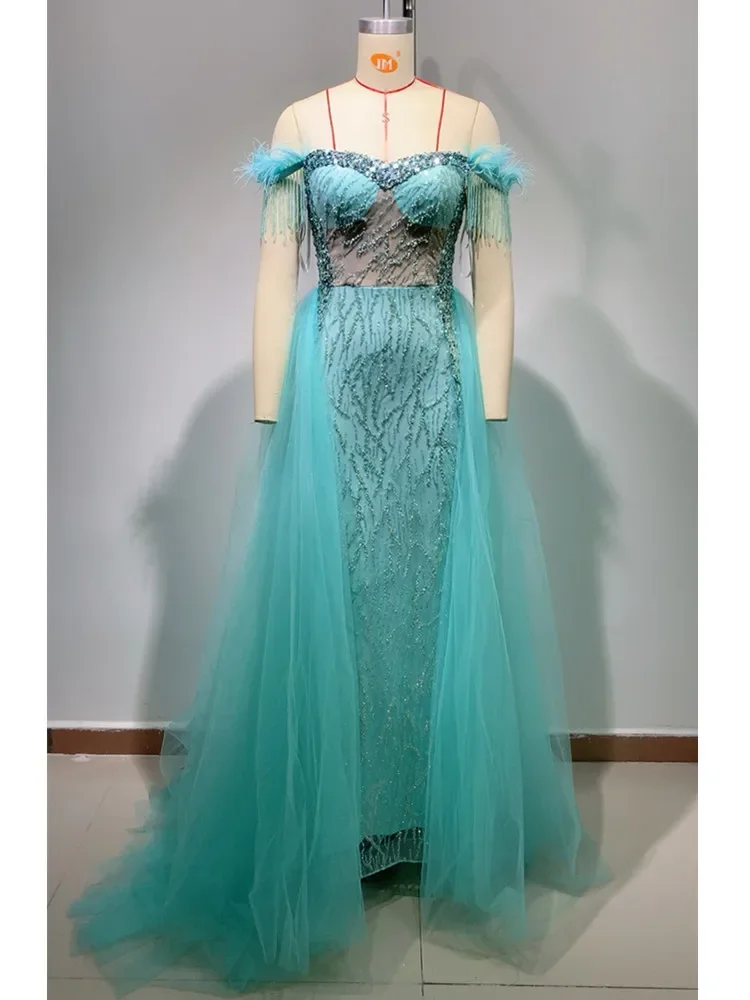 Роскошные дизайнерские женские платья для выпускного вечера Летнее Длинное