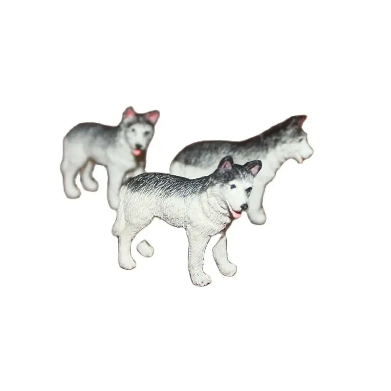 Миниатюрная фигурка животного игрушка для маленьких собак милый золотистый