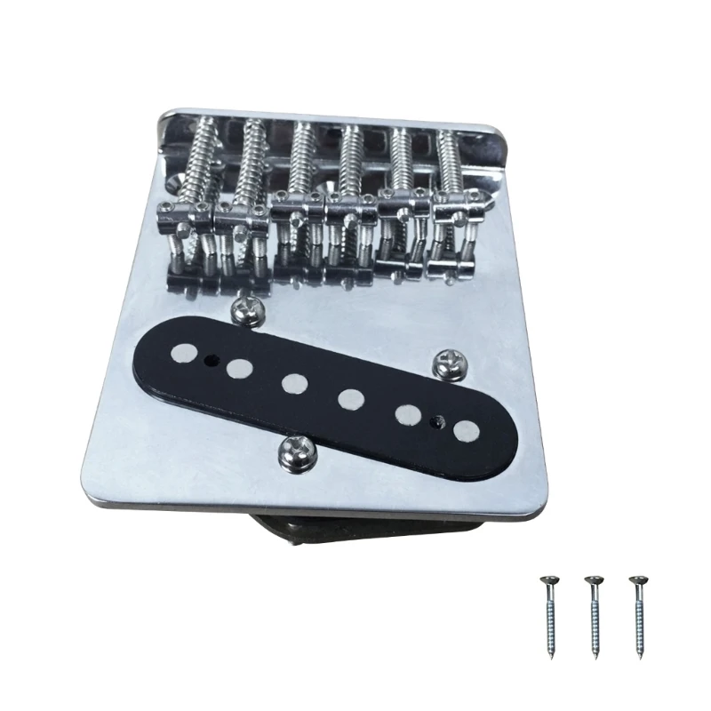 

Electric Guitar Saddle Bridge with Screws Wrench Guitar Tailpiece Replacement