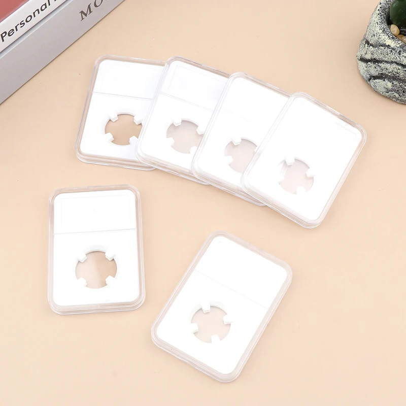 1 шт. прозрачный пластиковый контейнер для монет