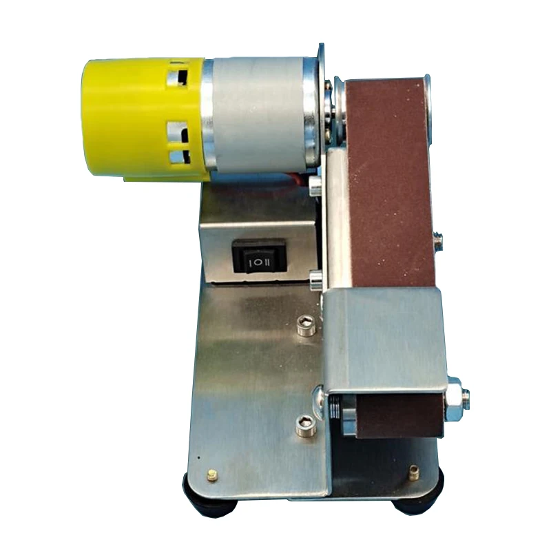 

220V/110V Multifunctional Mini Electric Belt Sander DIY Polishing Grinding Machine Cutter Edges Sharpener Grinder
