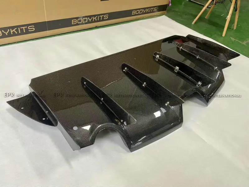 

For Toyota 19+ Supra A90 VRS1 Type Rear Diffuser VRSAR1 Carbon Fiber Glossy Finish Diffuser Splitter Kit Exterior Parts