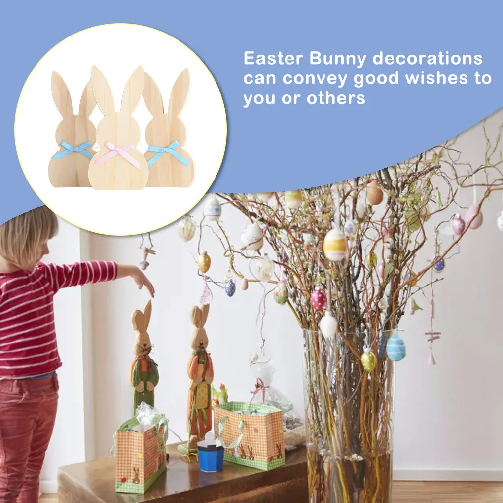 

3 шт., украшения в виде Пасхальных Кроликов