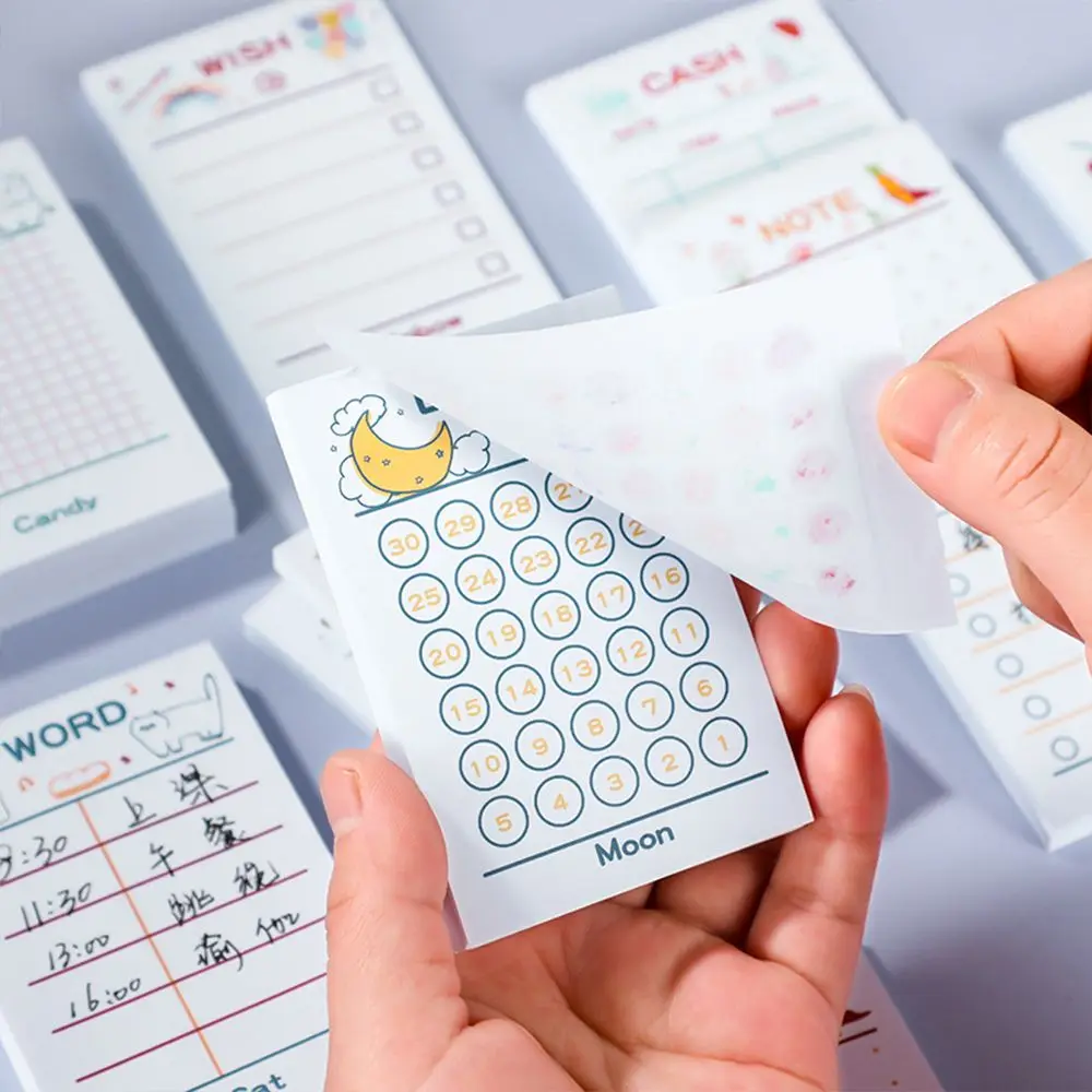 

Student Stationery Office Supplies Self Discipline Checklist Notepad Schedule Planner Schedule Memo Pad Time Notepads