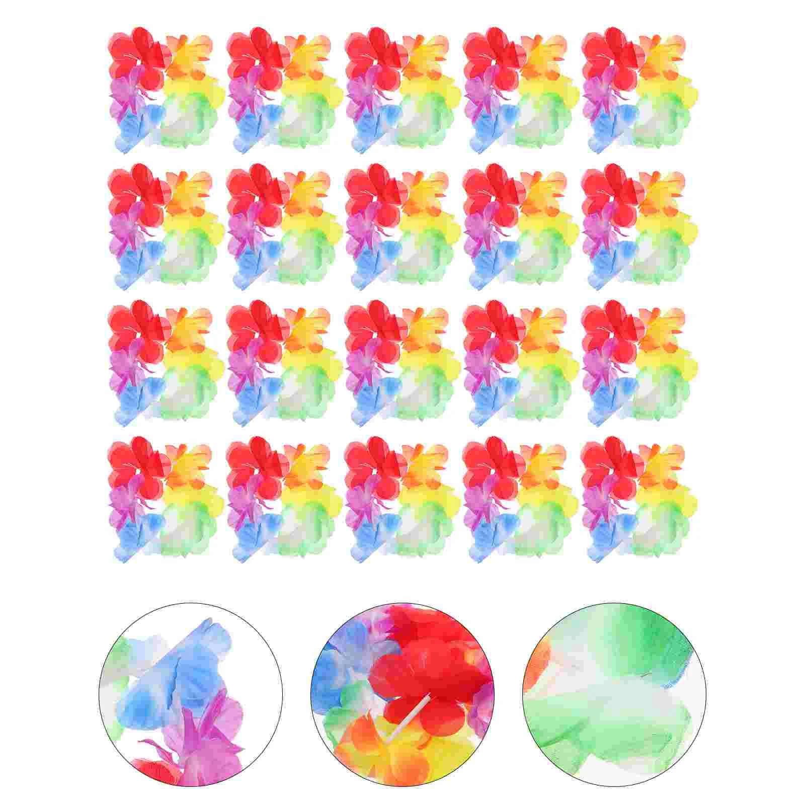 

10 Pairs Hawaiian Style Hand Decor Photography Props for Party (Colorful)