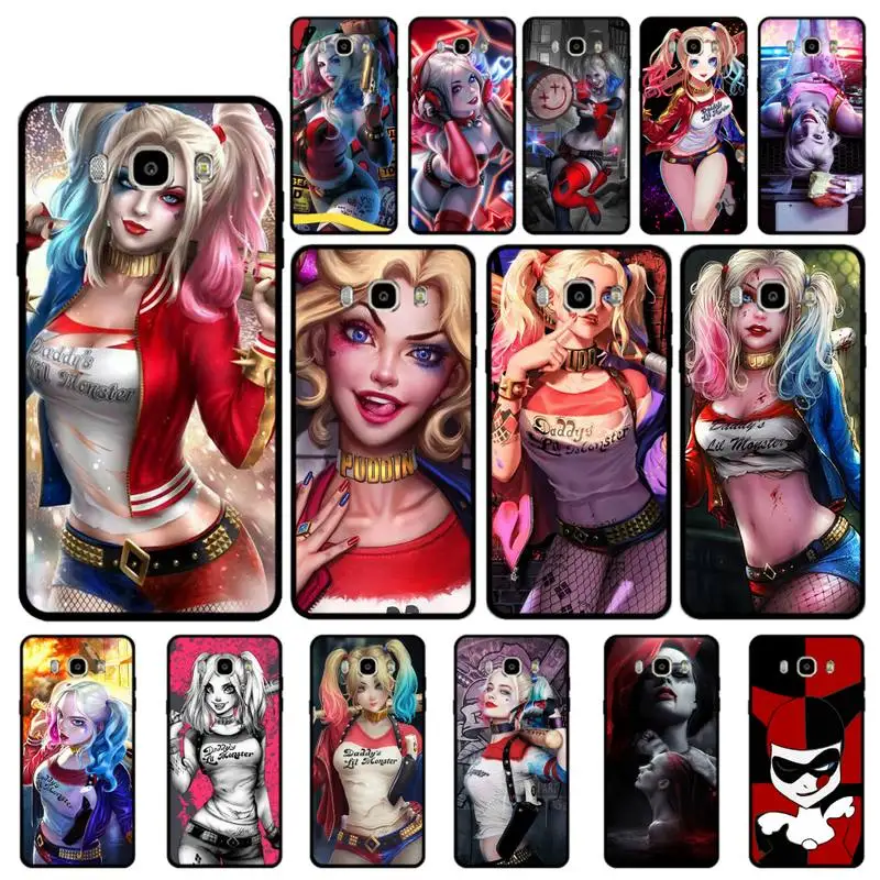 

BANDAI Clown girl Harley Quinn Phone Case for Samsung J 4 5 6 7 8 prime plus 2018 2017 2016 J7 core