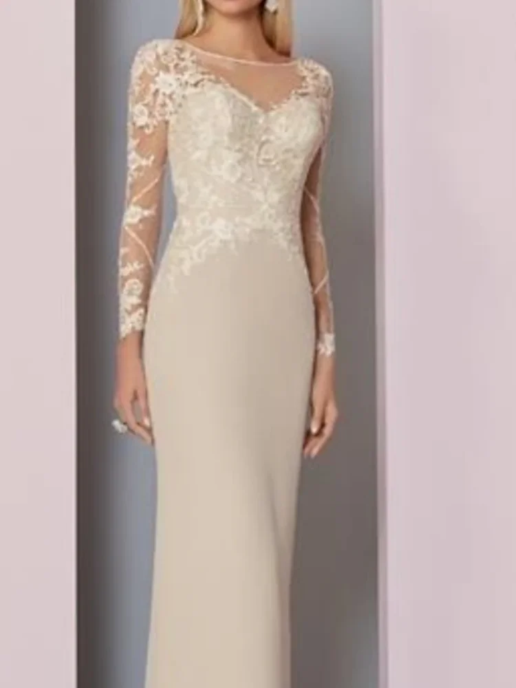 

A-Line Mother of the Bride Dress Wedding Guest Floor Length Satin Half Sleeve with Ruching Evening Gown