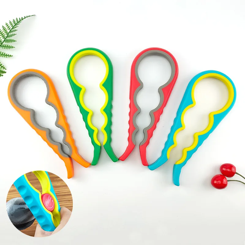 Multi Function Bottle Opener Can Cap Screwer Soft Rubber Ant