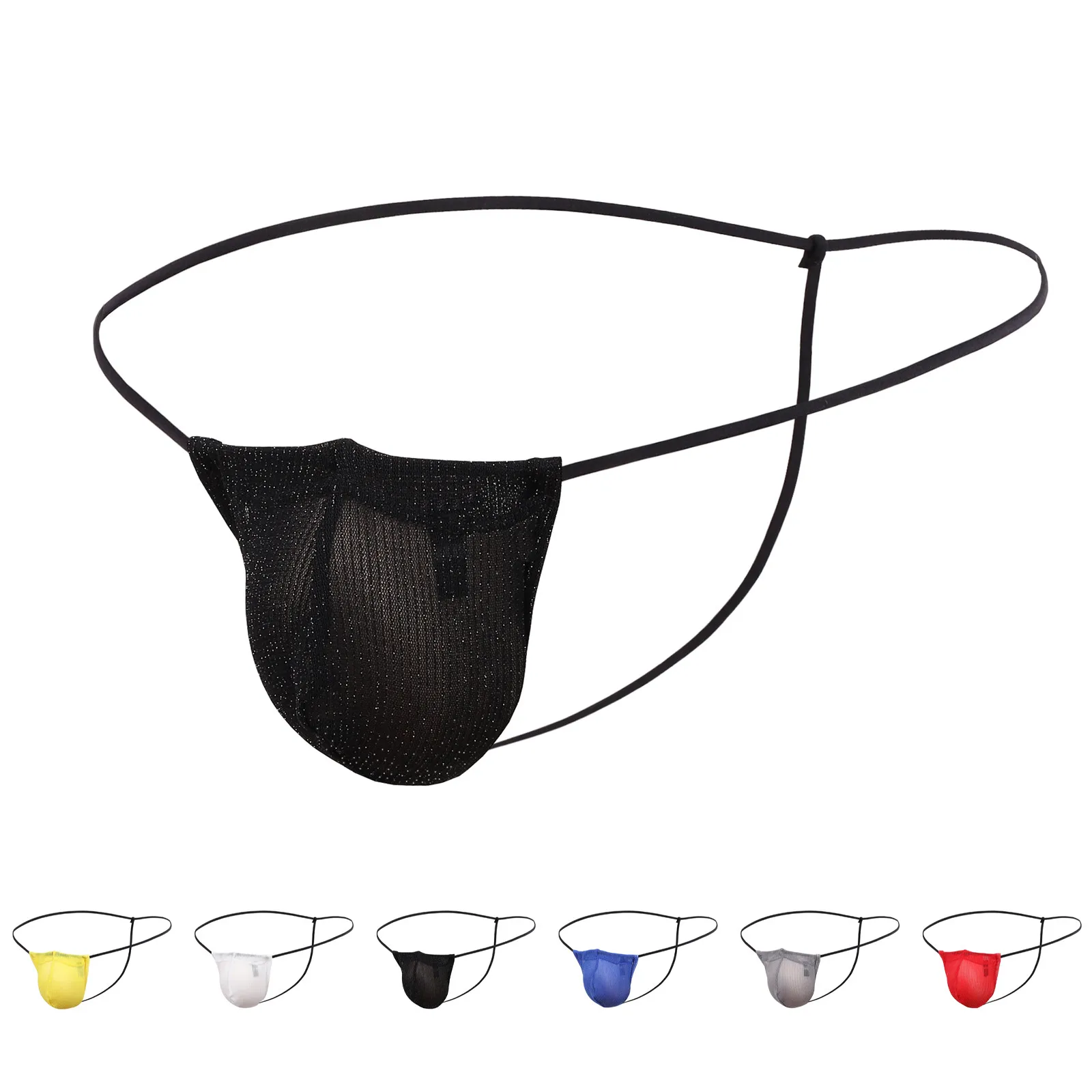 

Men Thongs And G Strings Underwear Low Rise Mesh Hot Briefs Penis Hipster Jockstrap Lingerie Tanga Hombre Sexy Breathable Thong