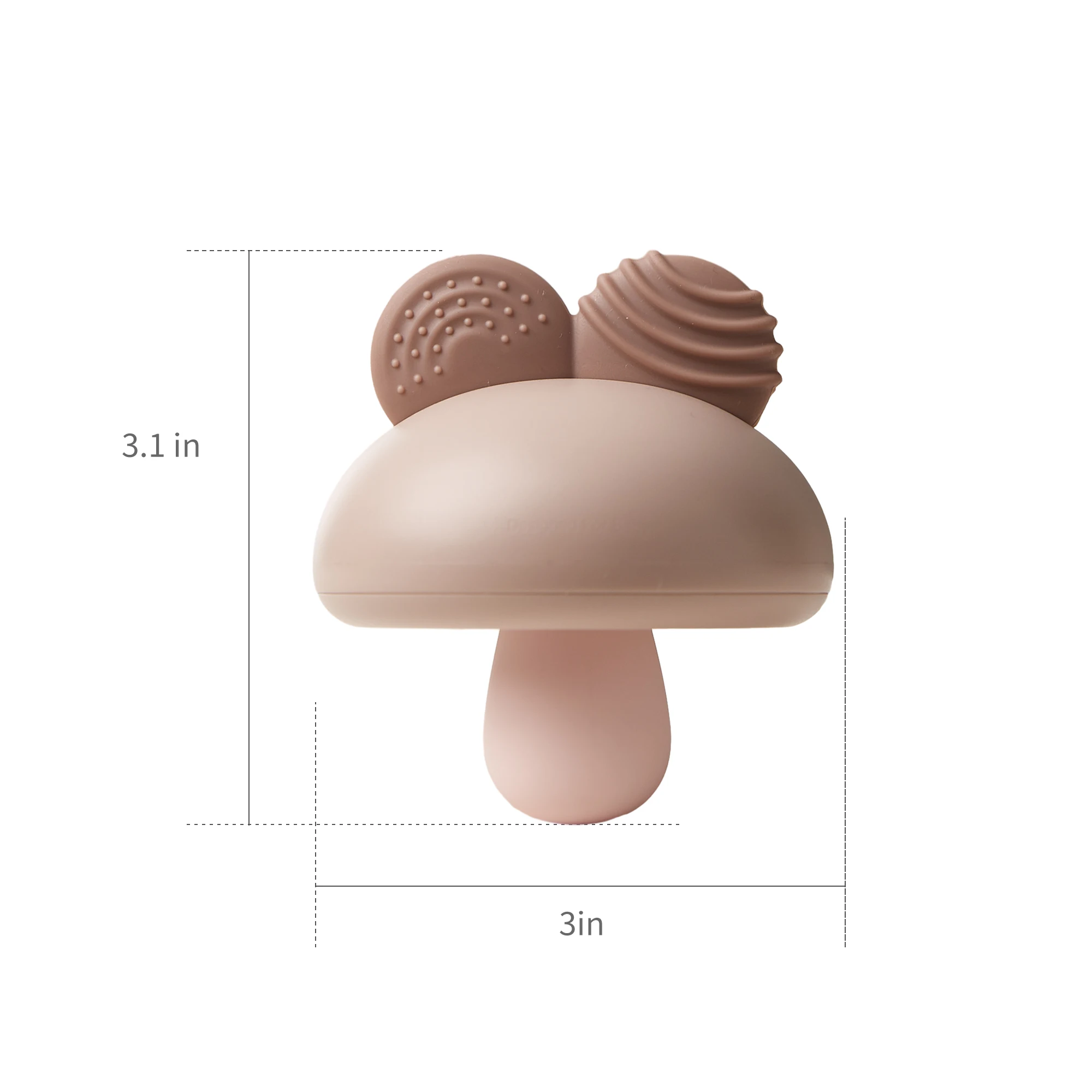 BANSHILI Грибная Мышь Детские Прорезыватели Игрушка Погремушка Силиконовая 3 месяца