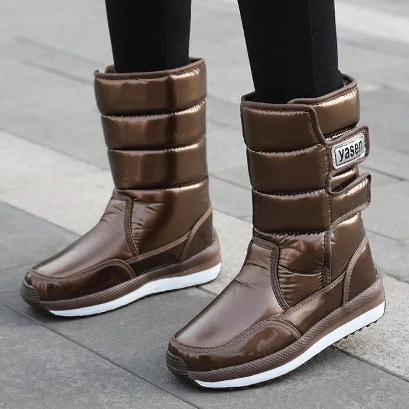 Мужские зимние ботинки на платформе для мужчин толстая плюшевая