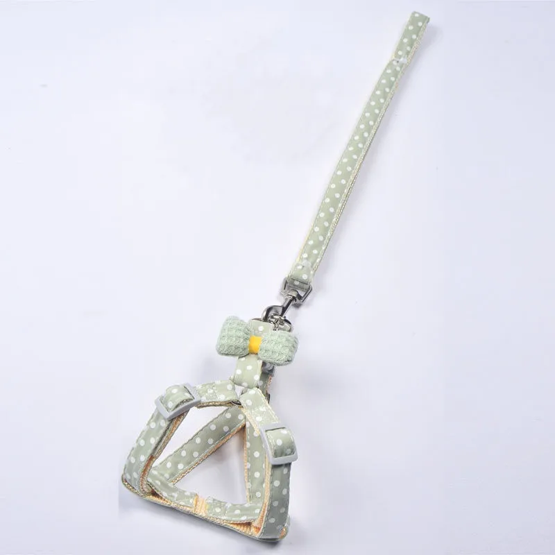 Hot Selling Custom Pet Dog Harness Reversible And Leash Set For Small Medium Dogs Cats | Collars Harnesses & Leashes