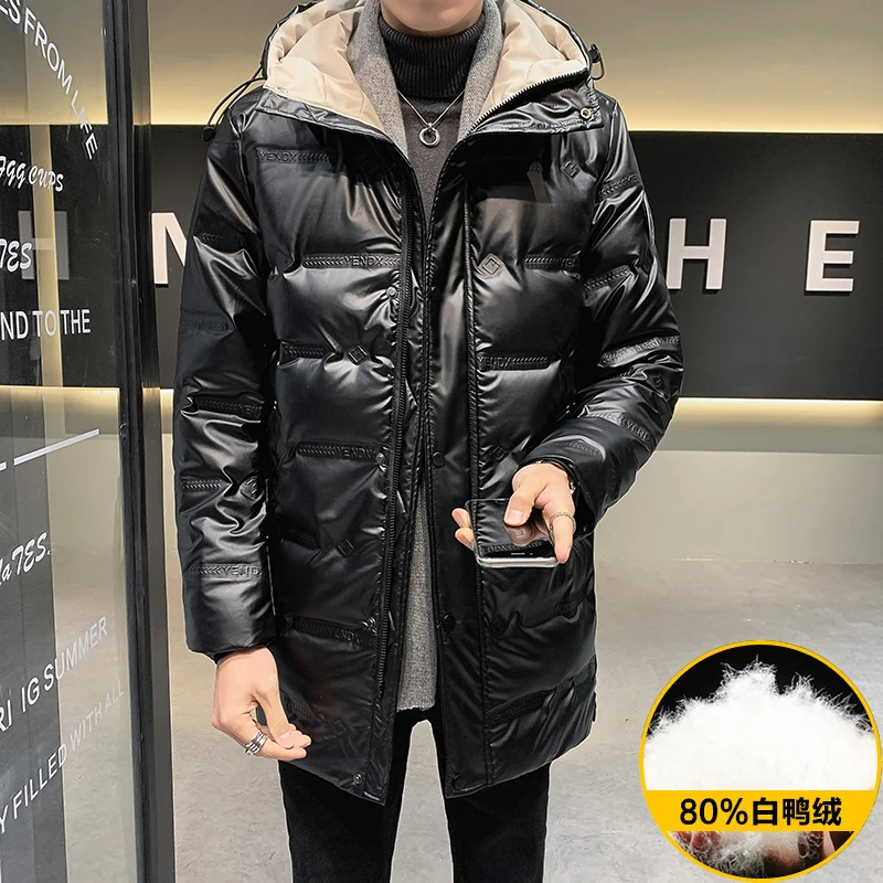 

2022 Teens New Winter Men's 95% Down Jacket Stylish Male Down Coat Thick Warm Man Clothing Brand Men's Apparel Warm Parka Coat