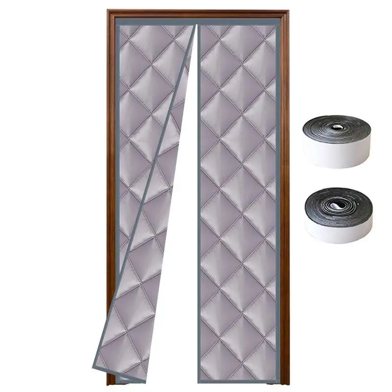 

Winter Anti Cold Punch Free Thicken Heat Preservation Insulation Cotton Door Curtain Windproof Waterproof Door Curtain Cover