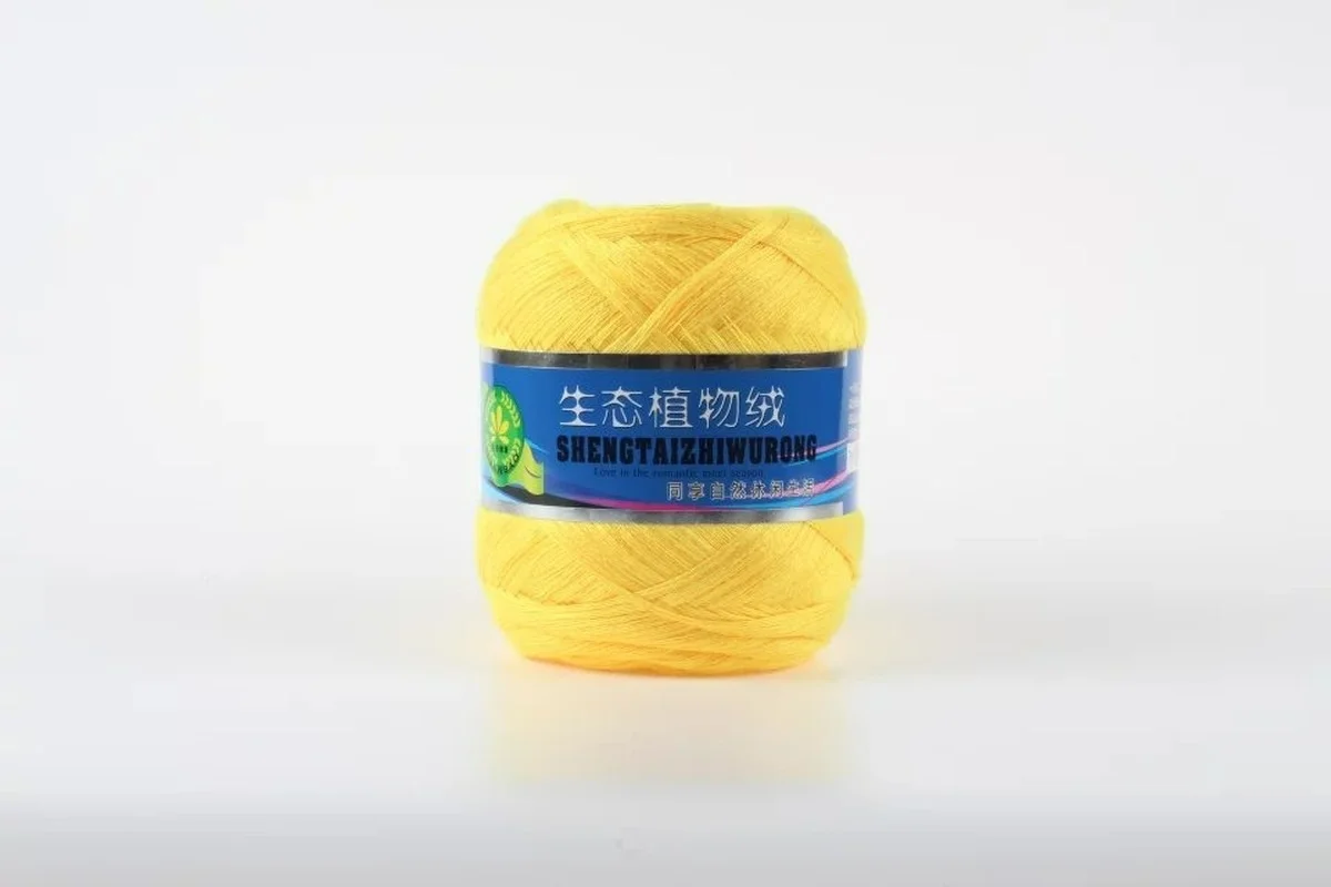 2pcs 200g/ball Cotton Thread Mercerized Yarn Baby Wool Ball Lace Scarf Crochet Knitting Material | Дом и сад