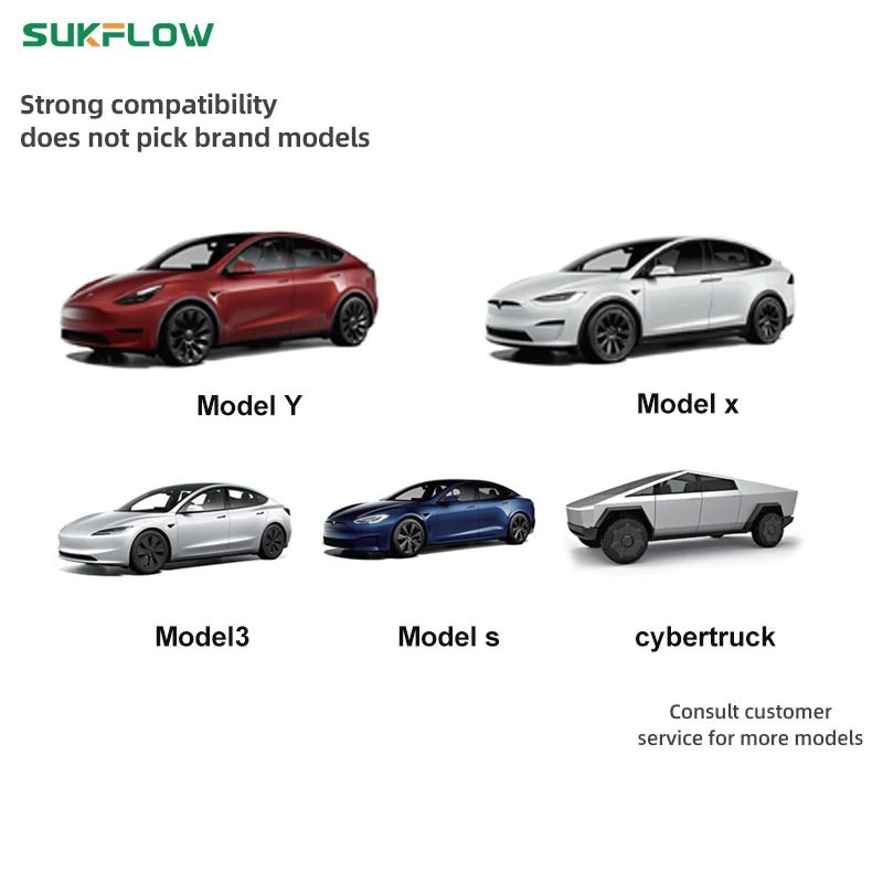 Портативное автомобильное зарядное устройство Sukflow Tesla 32A 7 кВт новое