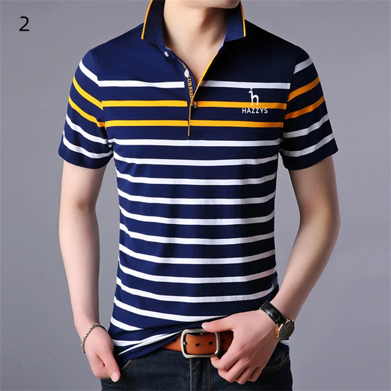 Hazzys 2023 New Men's Golf Short Sleeve T-shirt Summer Clothes Summer Body T-shirt Youth Trend