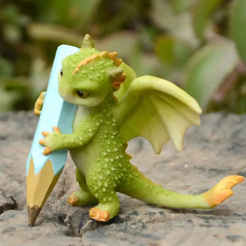 

Mini Resin Dragon Statue Figurines Desktop Decorations Dragon Figurine Toys For Kids Toddlers Birthday Gifts Party Supplies