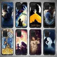 beauty and the beast phone case for samsung galaxy s21 plus ultra s20 fe m11 s8 s9 plus s10 5g lite 2020
