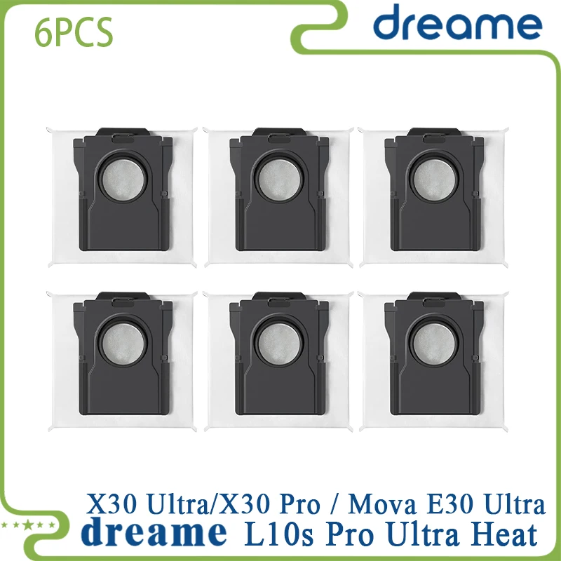 

Dreame L10s Pro Ultra Heat, Dreame X30 Ultra / X30 Pro, Mova E30 Ultra Parts Main Roller Side Brush Filter Mop Dust Bag