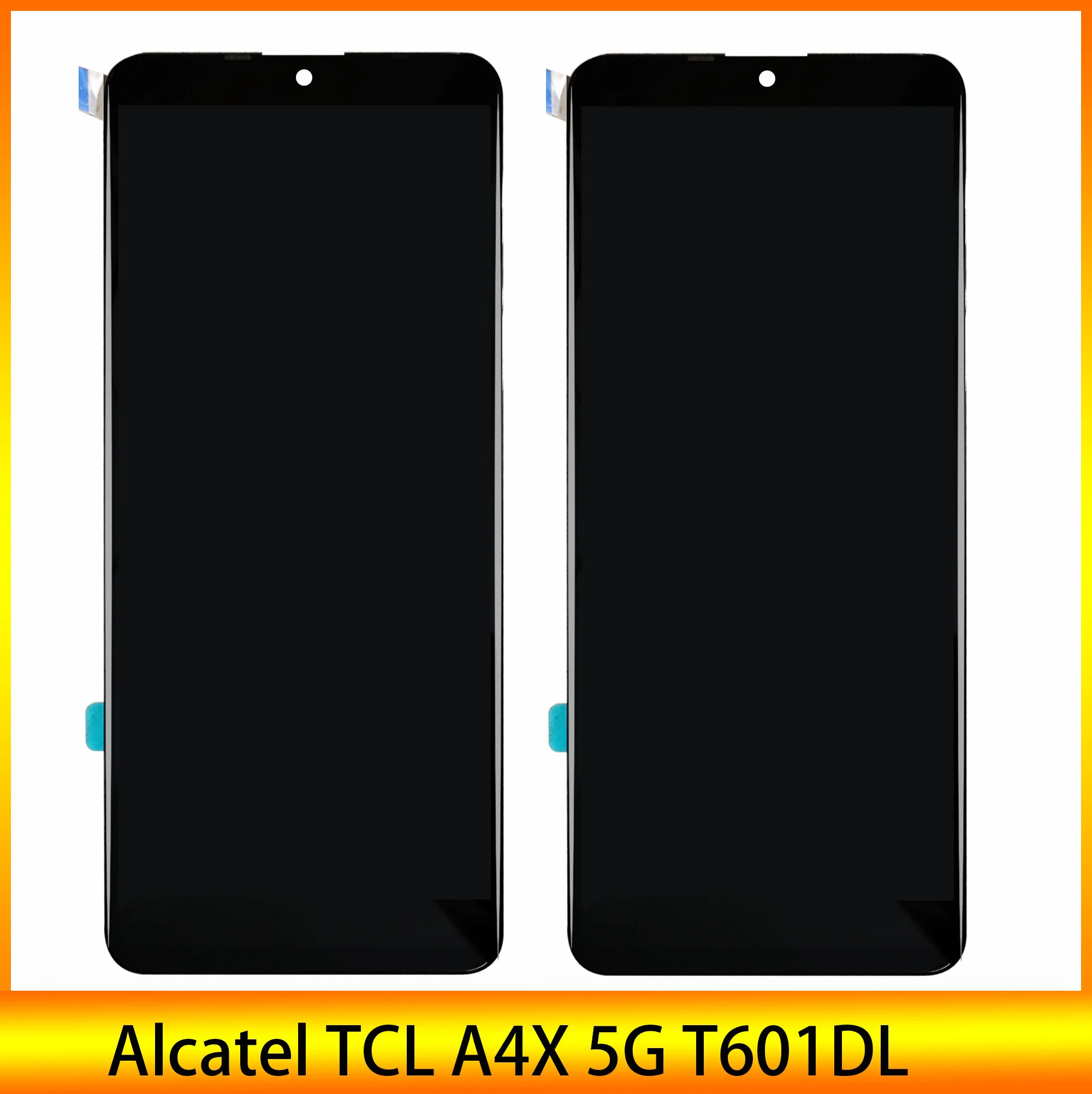 New LCD For Alcatel TCL A4X 5G T601DL LCD Display + Touch Screen Digiziter Assembly With Tools