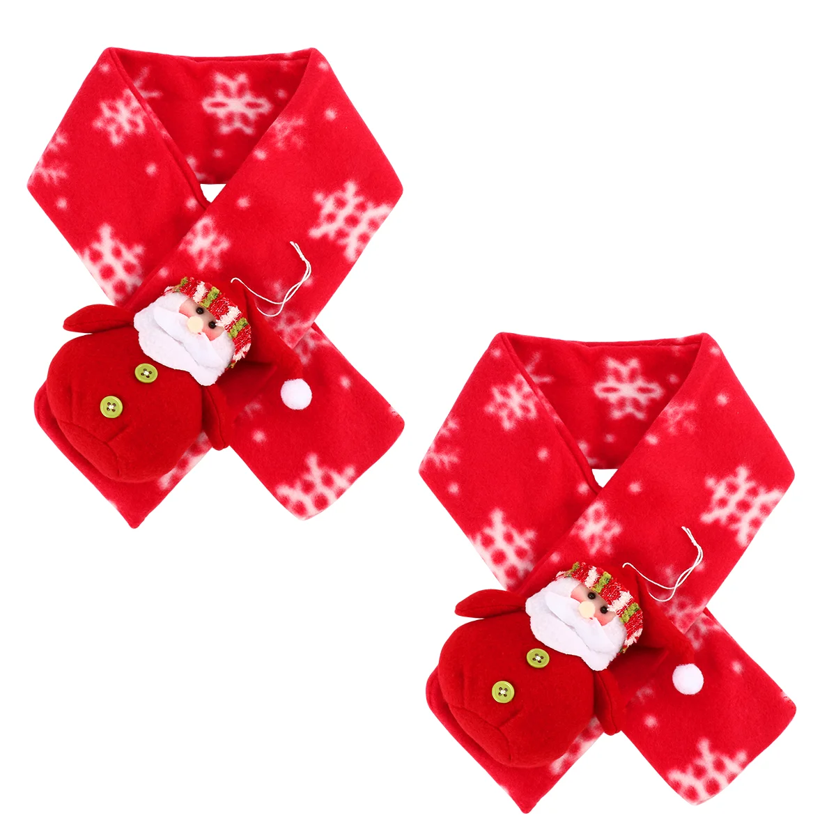 

2pcs Christmas Pet Scarf Christmas Tree Decoration Neck Shrug Christmas Neckerchief Bottle Scarf