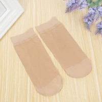 5 pair spring and summer womens short silk socks steel socks velvet socks anti stripping silk socks wholesale