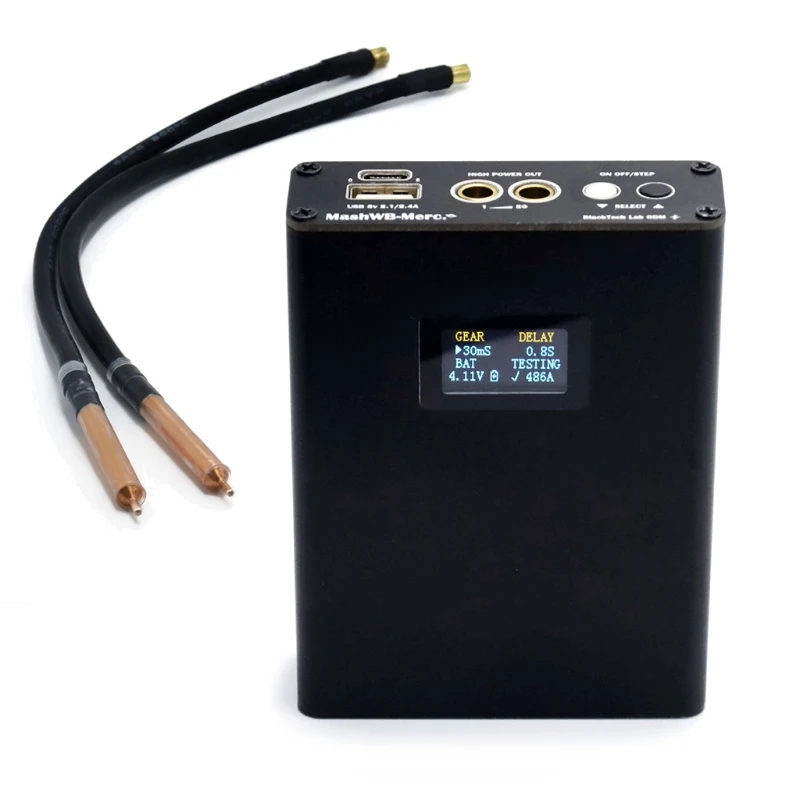

M6CF BTL-02 Spot Welder Kit Digital Display Spot Welding Machine Weld Tools for 0.2mm Nickel Plated 18650 Battery Pack