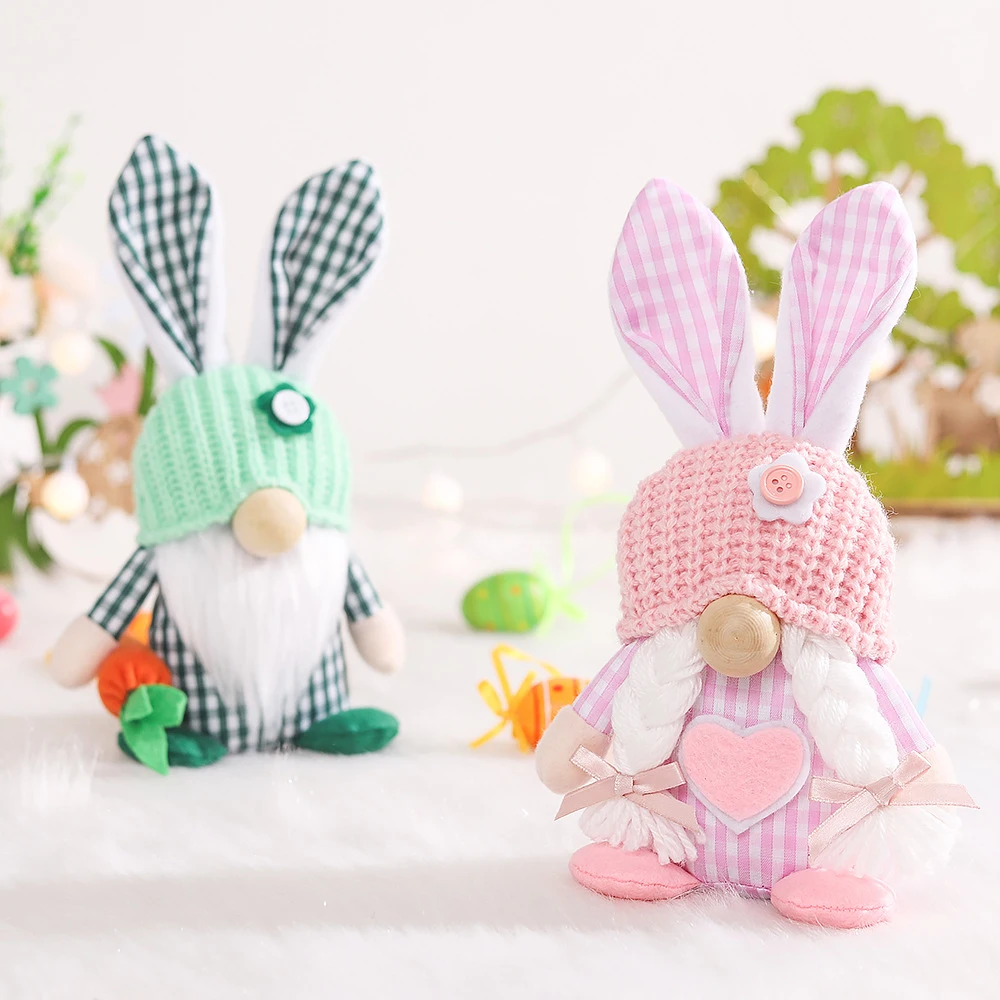 

Faceless Dwarf Rabbit Doll Childrens Gift Highly Decorative Lovable Perfect Gift For Easter Party Decoration Spring Handwork Hot