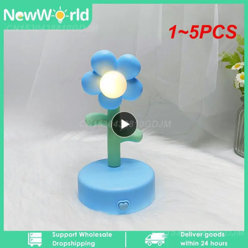 

1 ~ 5 шт., детский ночник с милыми цветами