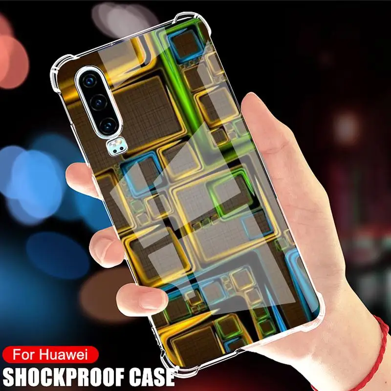 

Abstract Art Painting Phone Case Transparent Case For Huawei P20 30 Pro 30 40lite Y7 9prime Honor10 Lite Mate20lite Nove3E