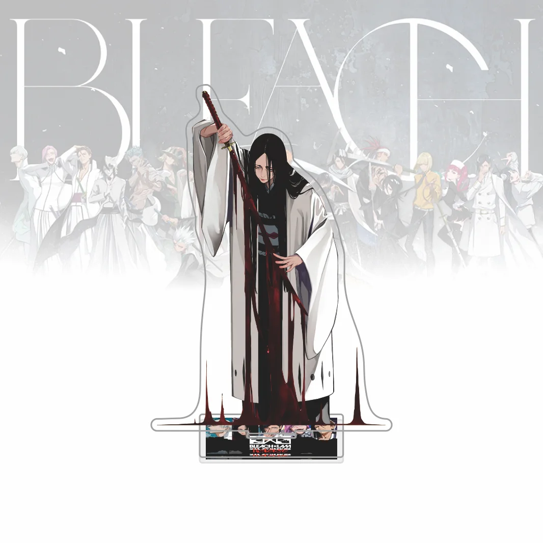 Фото Акриловая фигурка-стенд по аниме Bleach: Куросаки Ичиго, Айзен Гин, Уноха Исиде. Модель-подставка, декор для стола, игрушка, брелок для итабэга. №3