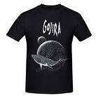 Футболка Gojira с летающим Китом, футболка с коротким рукавом в стиле Харадзюку, 100% хлопок, яркая брендовая футболка
