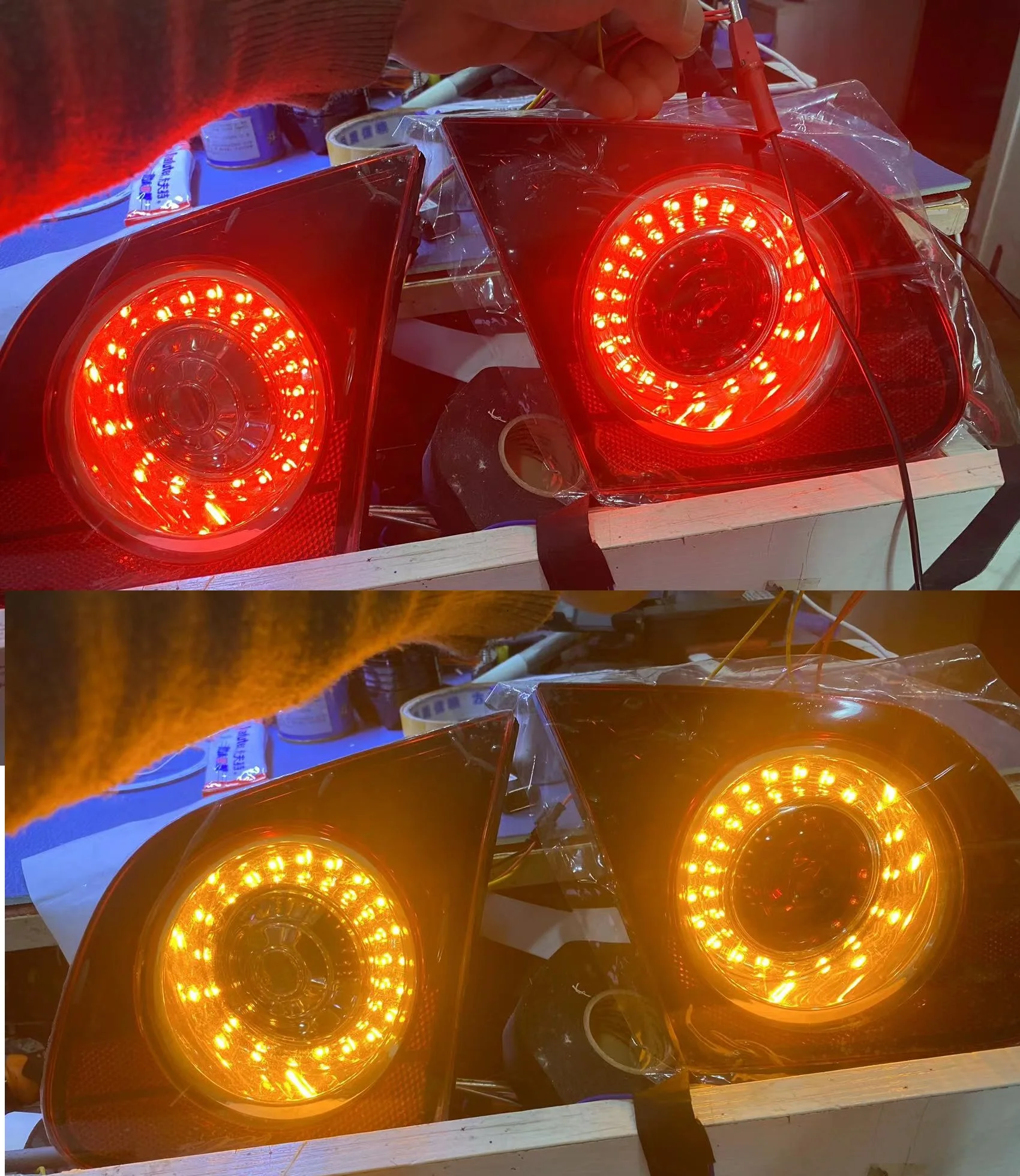 Светодиодные задние фары для volkswagen passat b6 r36 Jetta sagitar bora mk5 2006-10