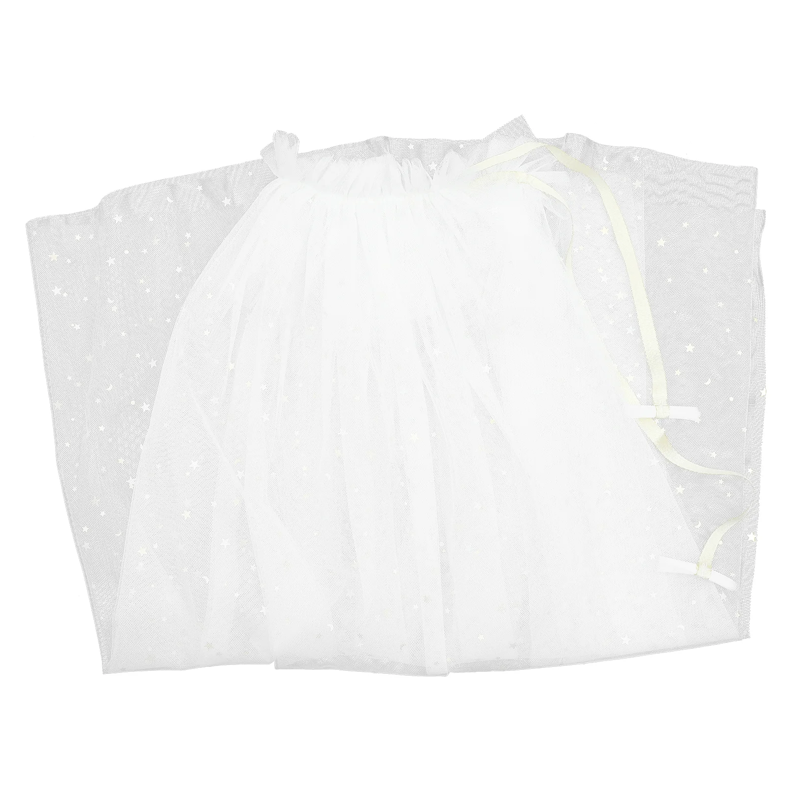 Плащ со снежинками для девочек марлевый костюм косплея накидки вечерние