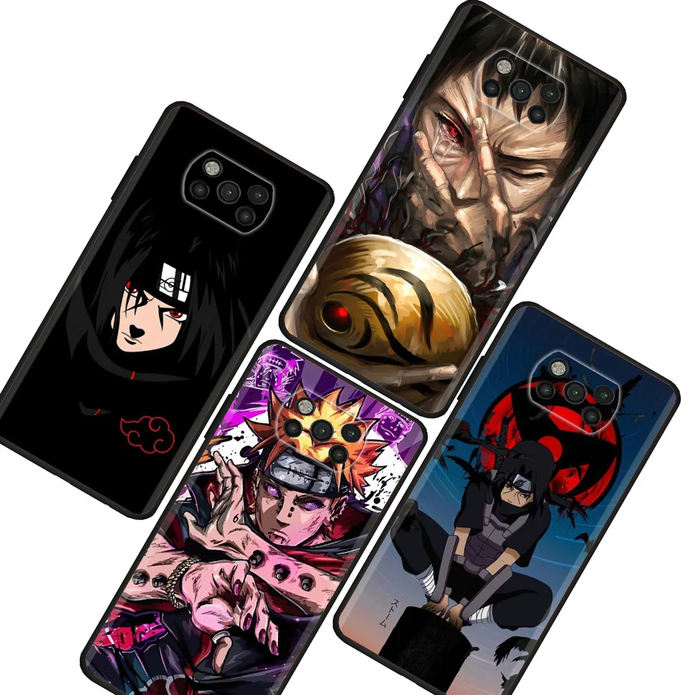 

Japan Anime N-Naruto Shockroof Protective Back Case For Xiaomi Mi Poco X3 NFC X4 Pro M3 M4 F4 C40 F1 F3 GT M5 C51 Phone Cover
