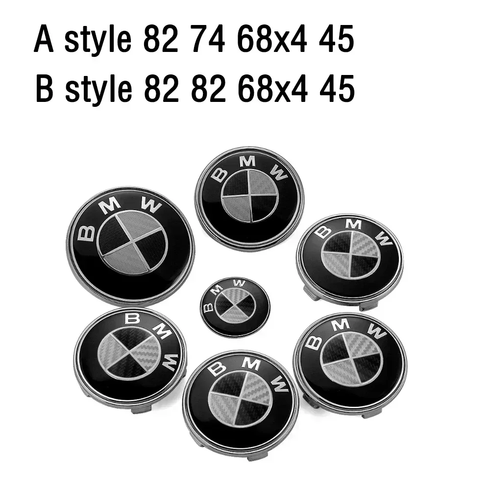 

Набор из 7 эмблем для капота и багажника автомобиля BMW (E87, F20, F52, F23, F45, F46, F18, E63, E46, F10, F30, E39, G70, G12, E38)