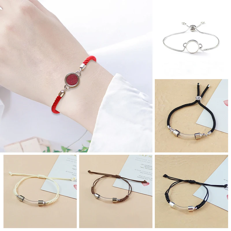 

1PC Bestfriend Vial Bracelet Pendant Wishing Bracelets Gift Glass Jewelry Screw Cap Charm Writing Name