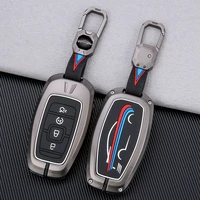 zinc alloy car remote key case cover shell fob for lincoln mkz mkc mkx 2017 2018 2019 navigator nautilus continentai key bags